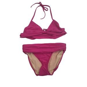 Shape FX Swim Pink Bikini Swimsuit - Extra Cute Top w. Unique Tie
